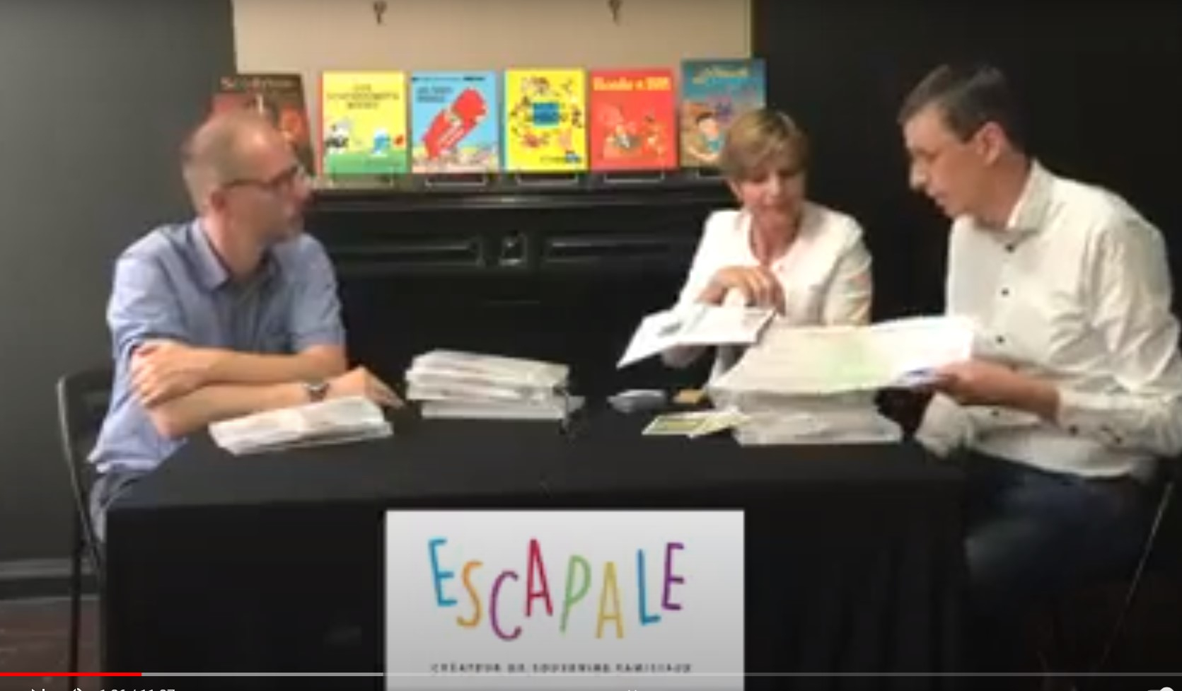 Interview d'Escapale à la librairie la Traversée à Verviers